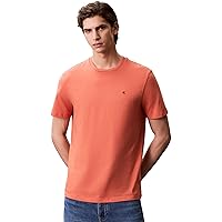 Calvin Klein Uomo T-Shirt Maniche Corte Smooth Solid Tee con Scollo Rotondo