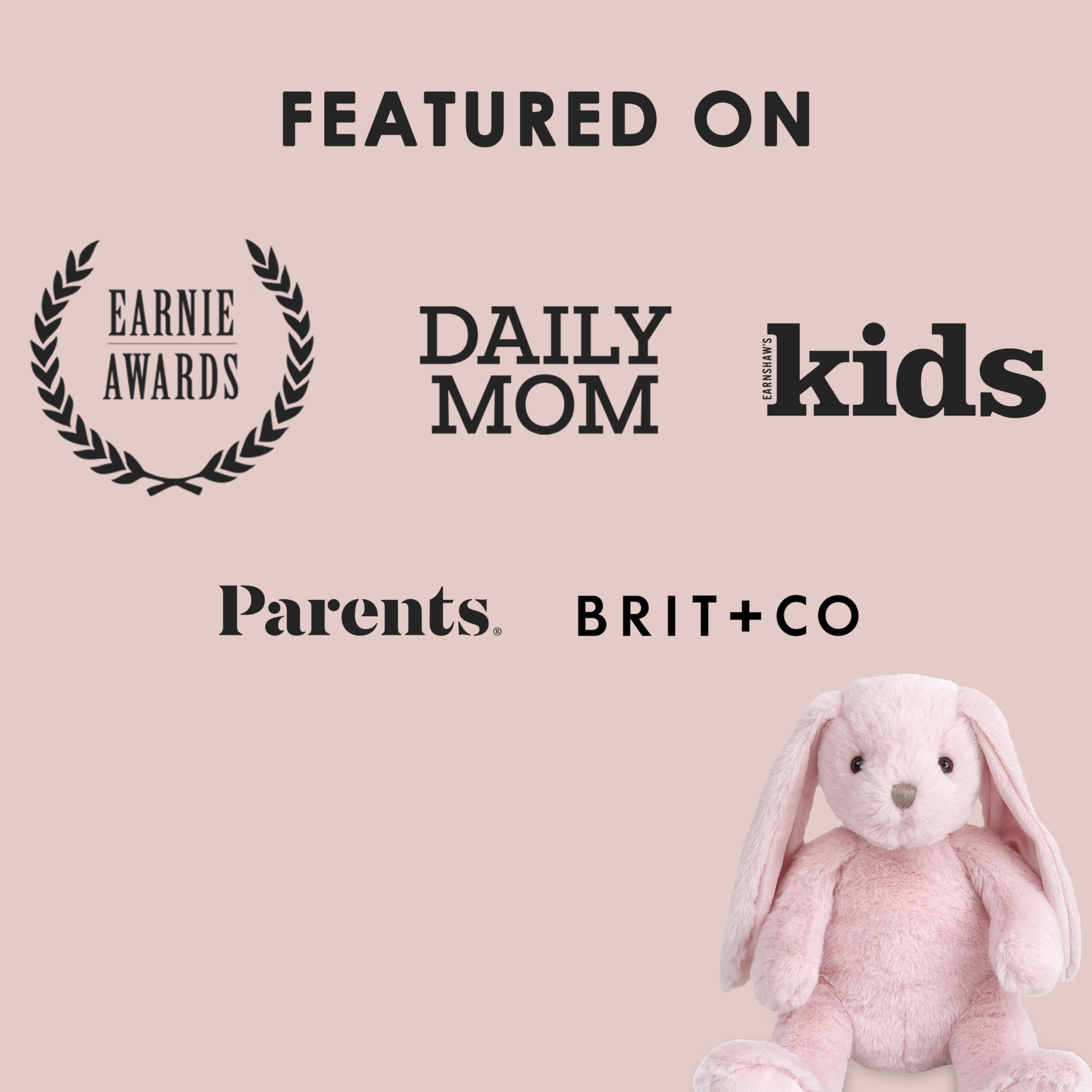 MON AMI Rosie The Bunny 13-Inch Stuffed Animal for Girls, Multicolor, 13 inches - Image 4