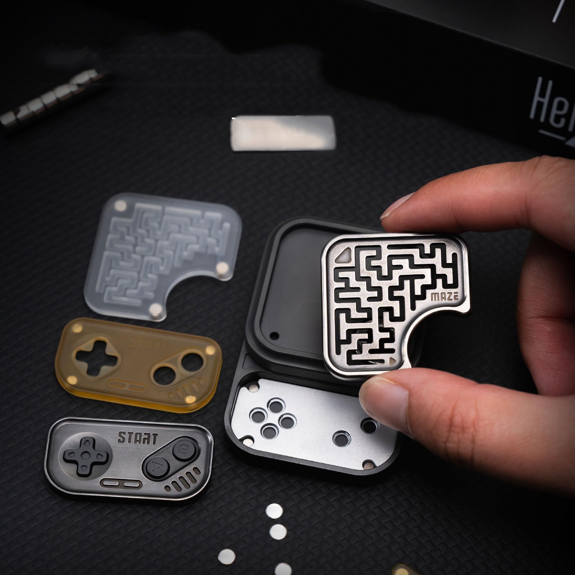 Amazon.com: Fidget Slider Zero One Studio EDC Toy 3 in 1 Cubes