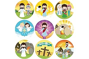 Religious Easter Stickers for Kids