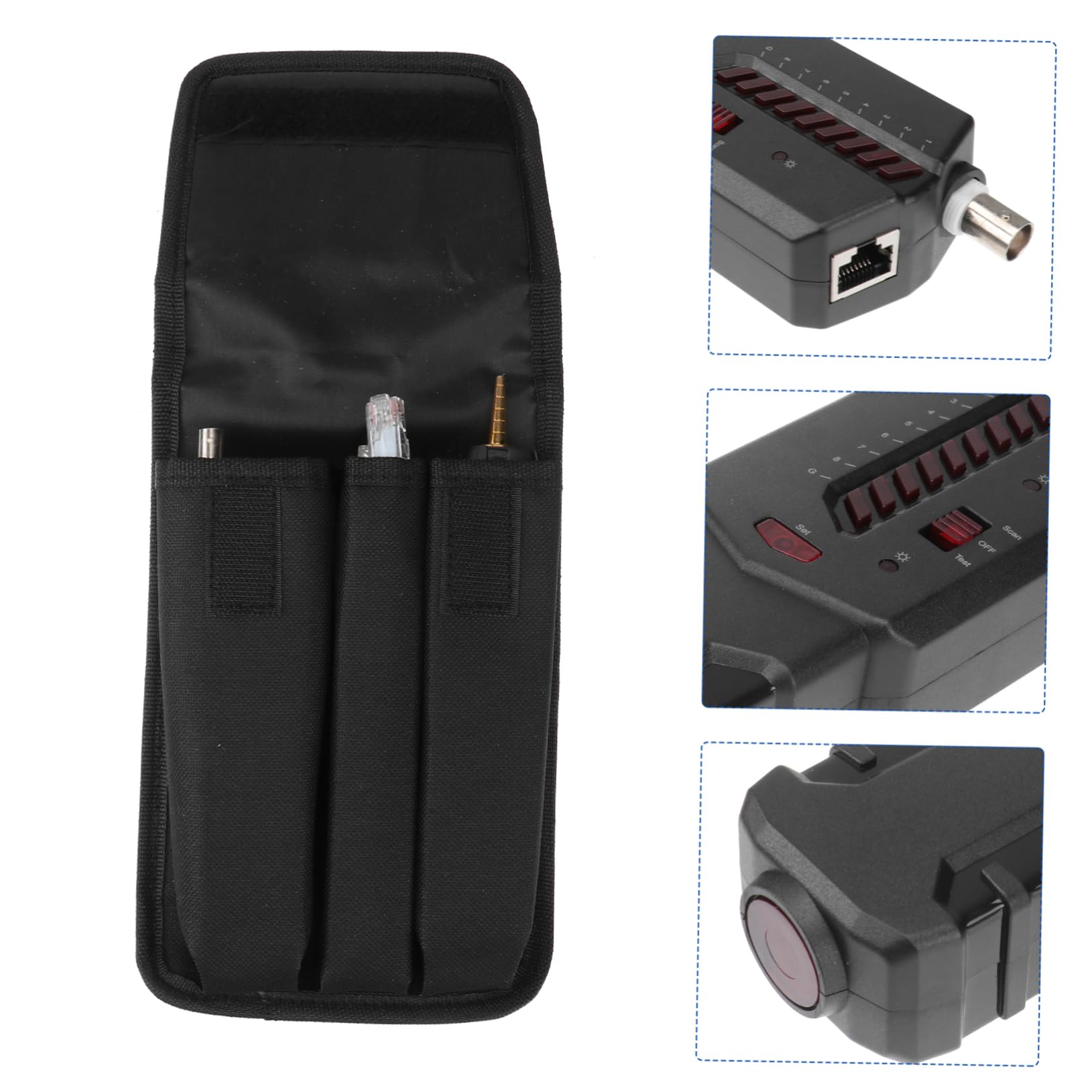 Testeur de Câbles Réseau Ethernet Multifonction, 1 Set, Plastique et Métal