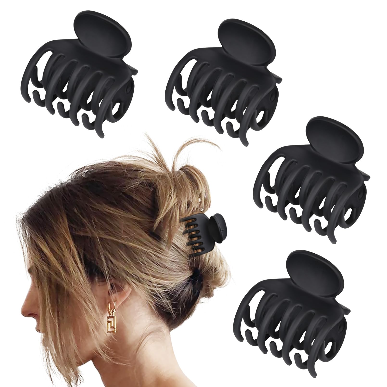 DEEKA Small Claw Clips - Thin Hair Accessories -14