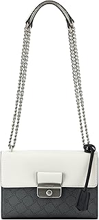 NINE WEST Thatcher Mini Convertible Flap, Onyx logomilk