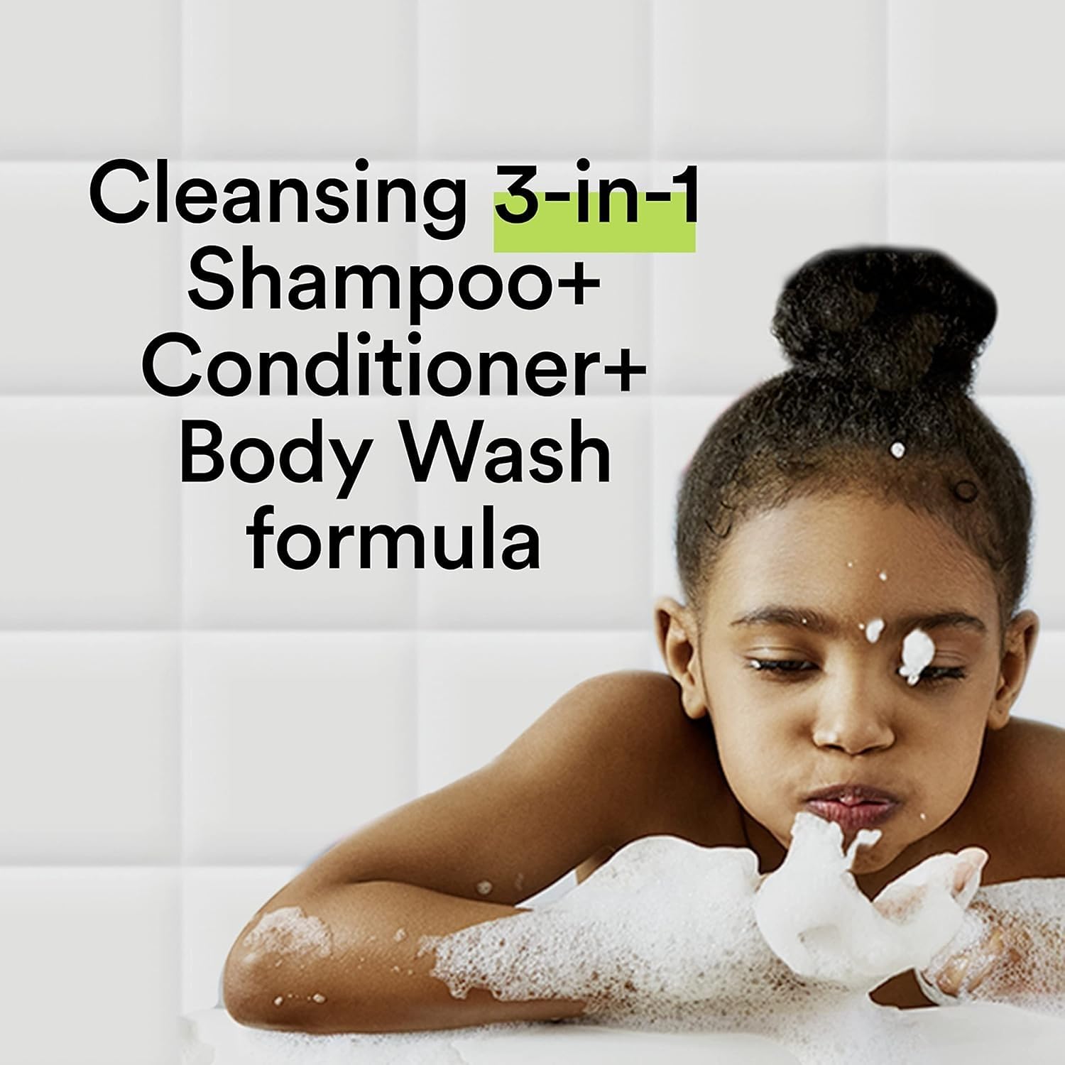 Suave Kids 3-in-1 Shampoo Conditioner & Body Wash Silly Apple 700ml | Gentle Daily Kids Wash | Fresh Apple Scent | Dermatologist Tested | Tear-Free Bath Time 4