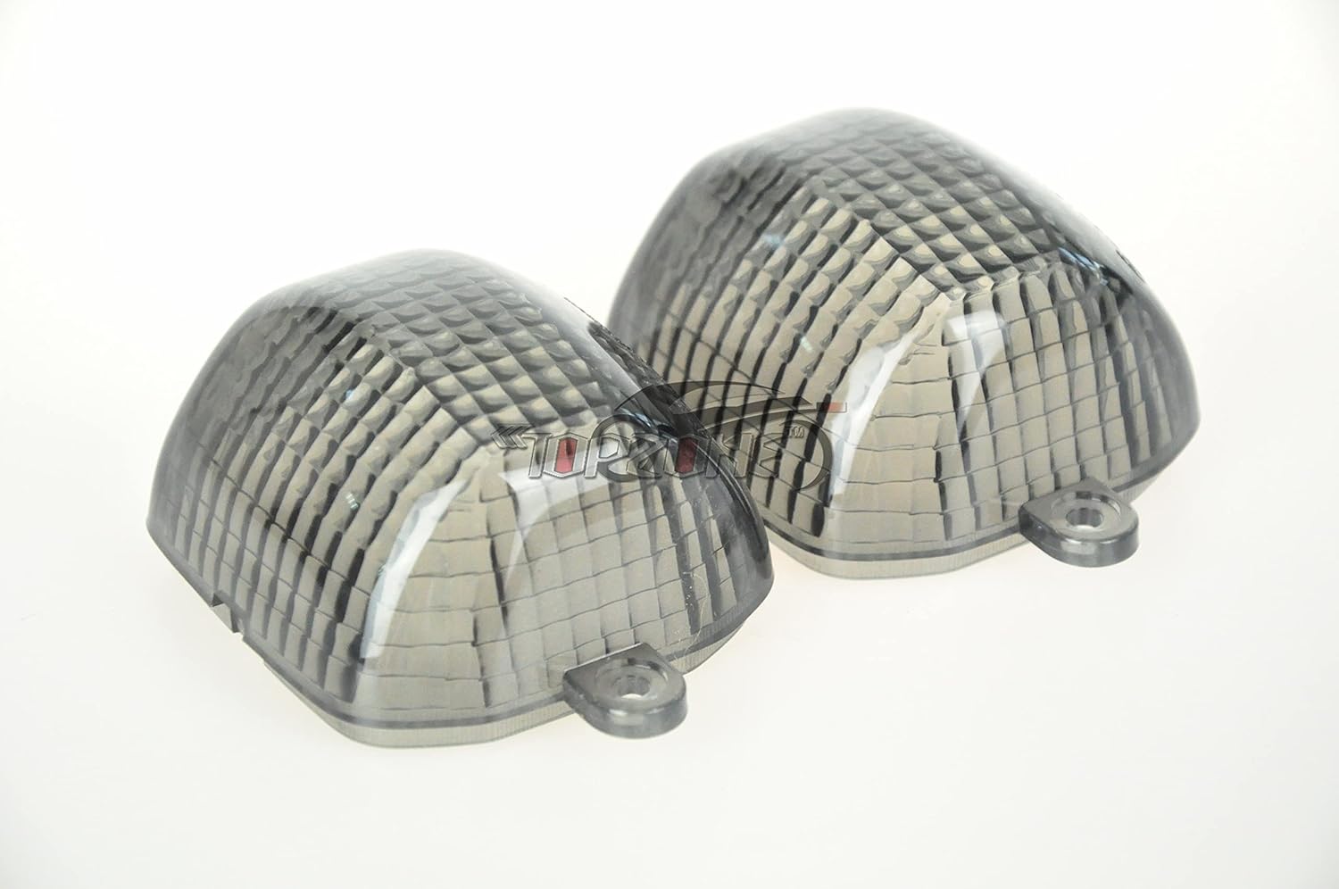 Compatible For Yamaha 2001-2005 FZS1000 FZ1; 2003 FJR1300; 1996-1997 YZF1000R; 1994-1998 YZF750R ; Flaher Idicator Lamp Light Blinker Turn Signal Lens (Smoke Lens)