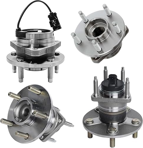 Miniatura 117 de Detroit Axle - Kit de cubos de rodamiento de rueda delantera de 6 piezas para Dodge Dart 2013-2016, Chrysler 200 2015-2017, 2 cojinetes de rueda