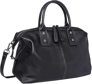 Genuine Leather Satchel Tote Bag Top Handle Handbag Designer Shoulder Ba...