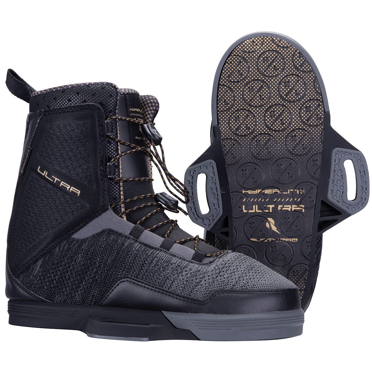 Hyperlite Ultra Mens Wakeboard Bindings Black/Grey 11