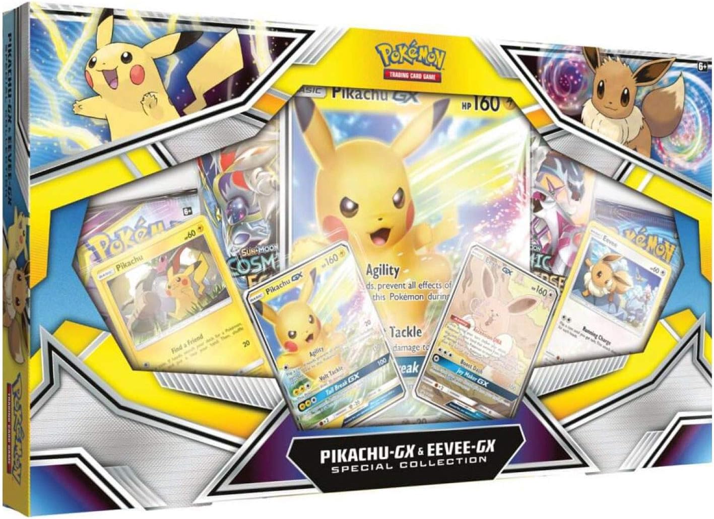 Pokemon TCG: Pikachu-Gx & Eevee-Gx Special Collection, Multicolor (820650807770)