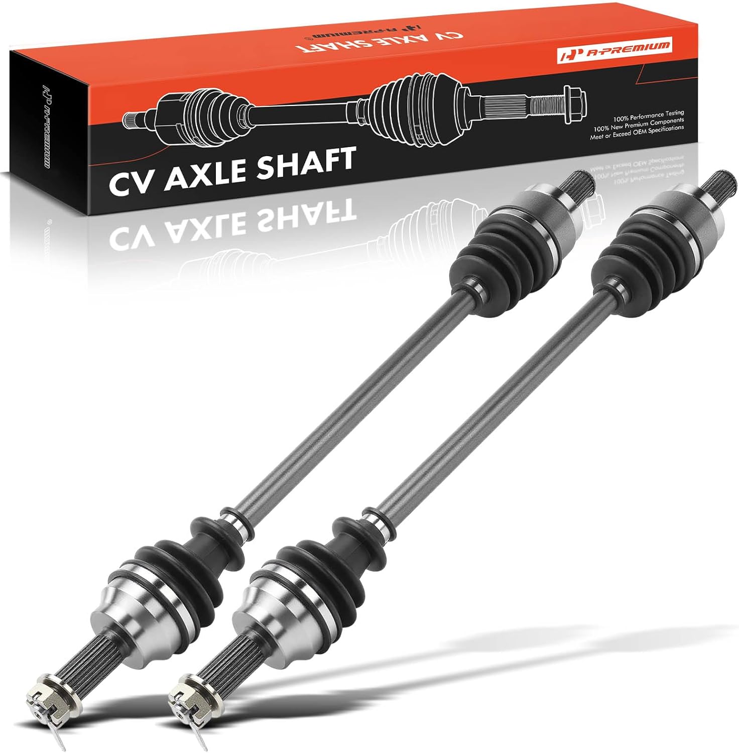A-Premium Pair (2) Rear CV Axle Shaft Assembly Compatible with Honda Pioneer 700 & Pioneer 700-4 2015-2021, 4x4 Models Only, Driver and Passenger Side, Replace# 42220-HL3-A01, 42250-HL3-A42