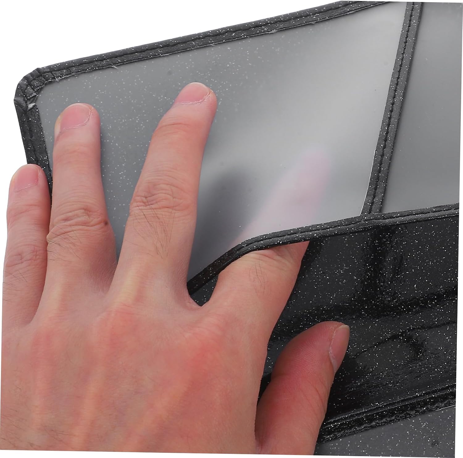 Car Document Holder Pu Leather Organizer for Vehicle Registration and Insurance Cards Sleek Design for Men and Women Convenient Storage for Essential Automotive Papers