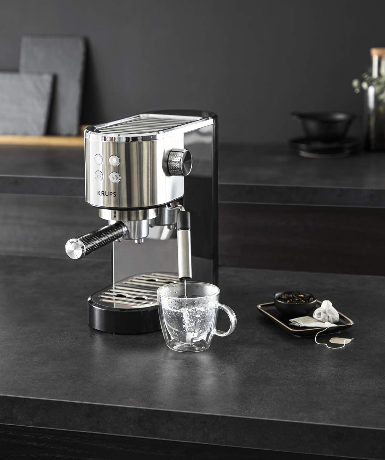 Krups XP442C Virtuoso silber metallic / schwarz