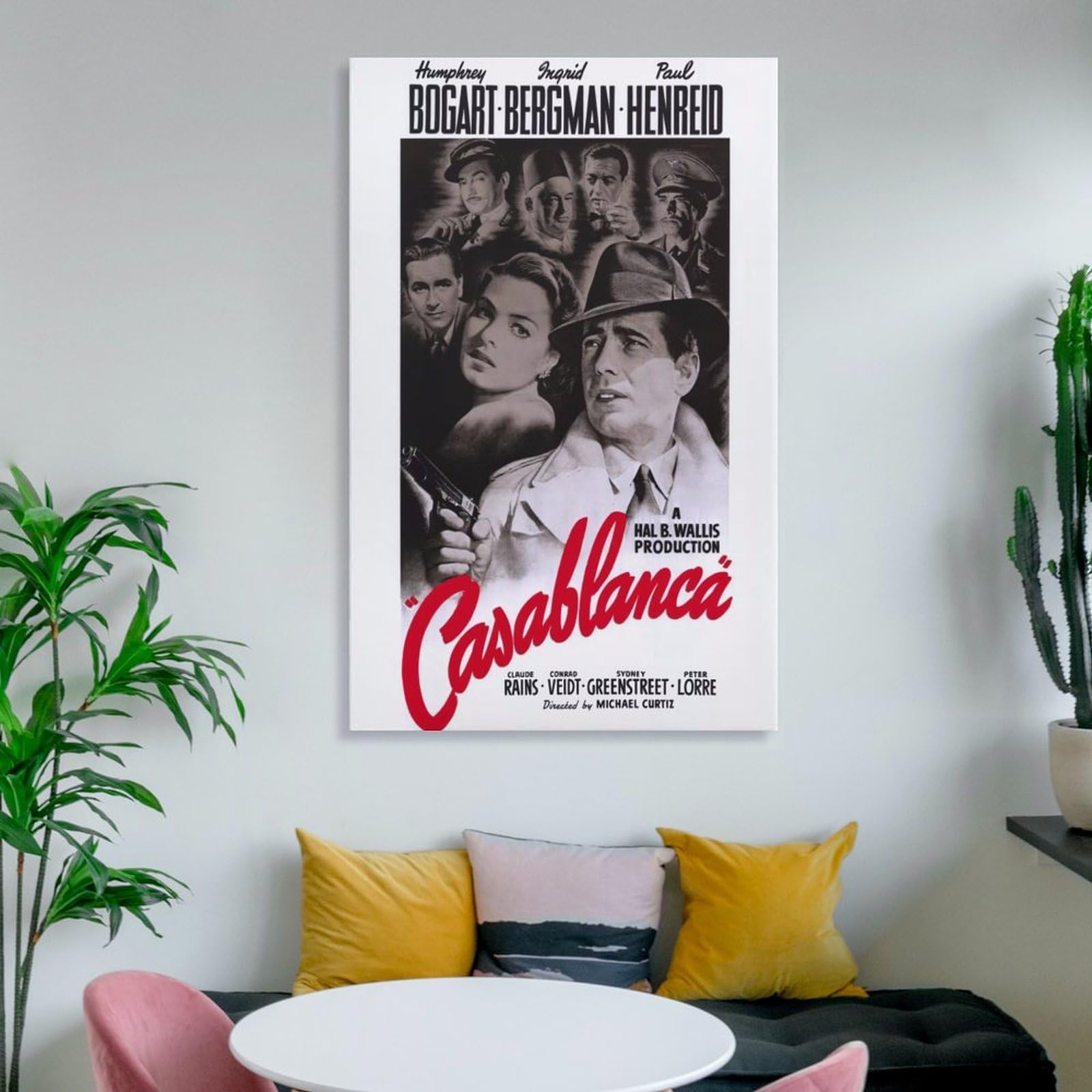 Amazon.co.jp: Casablanca古典映画のポスターカサブランカ映画
