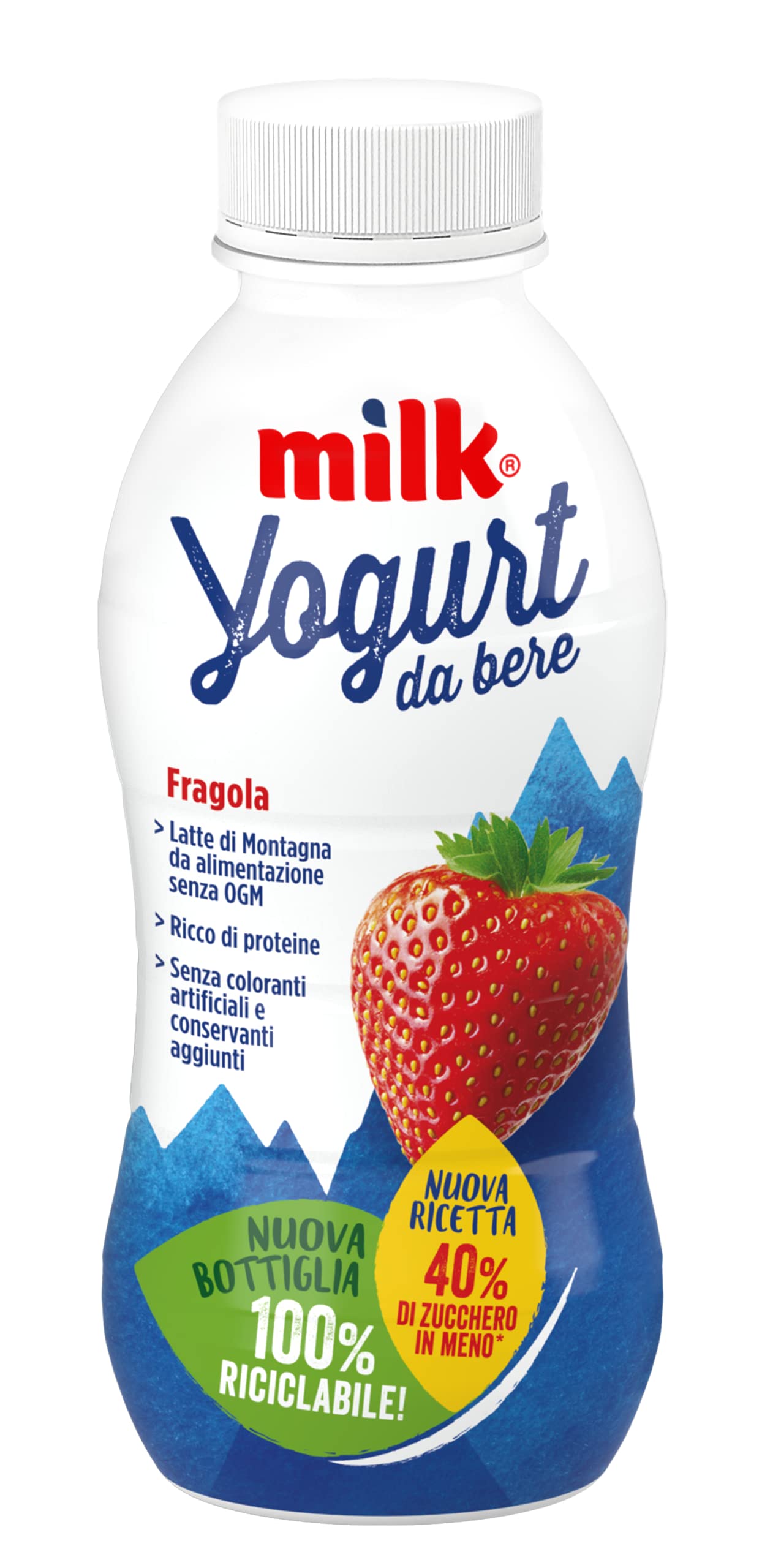 Yogurt da Bere Fragola 500g : Amazon.it: Alimentari e cura della casa
