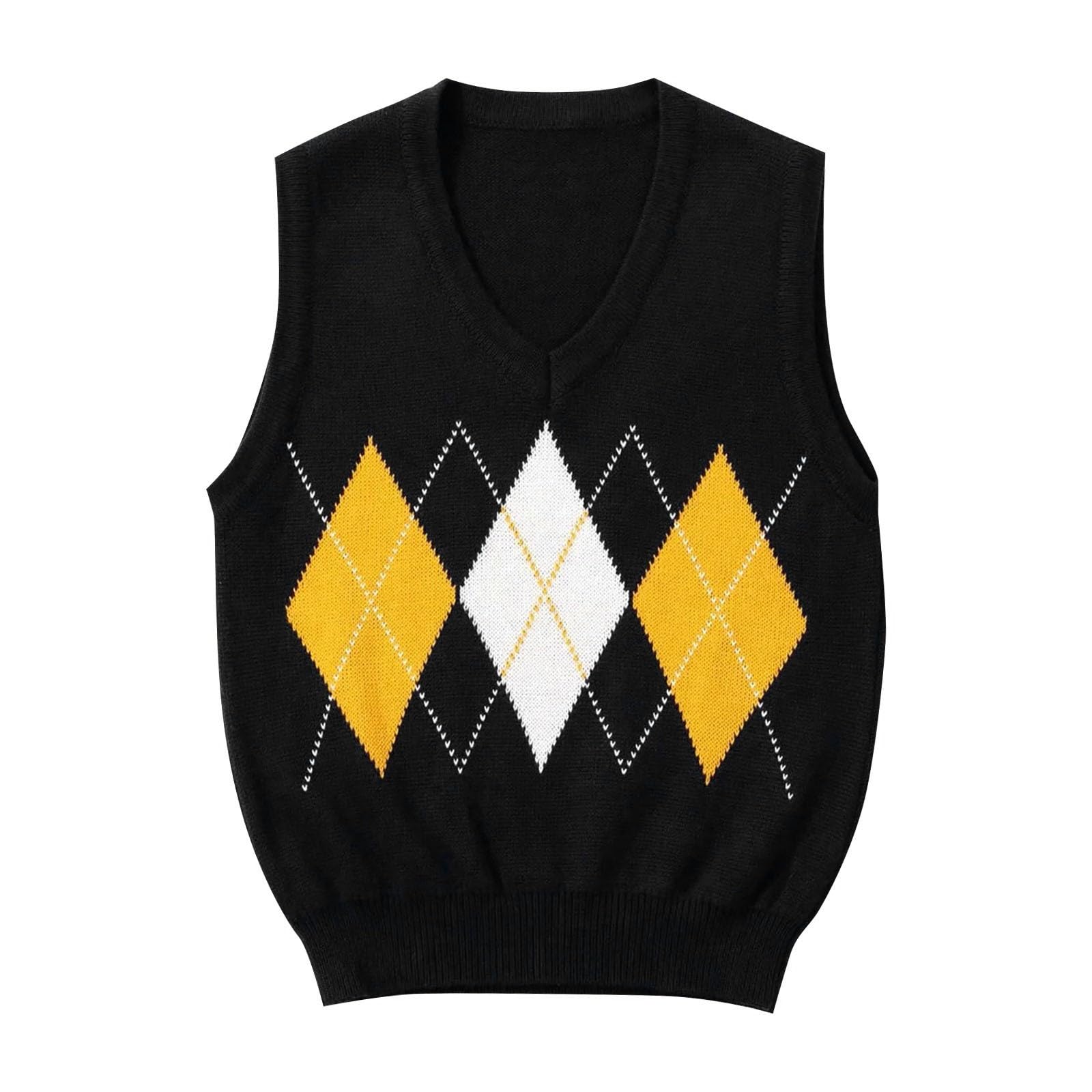Oversized Sweater Vest for Women Plus Size Casual Soft Knit Stretch Lightweight Sweaters Solid Color Slim Fit Outfits