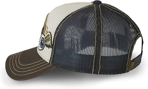 Von Dutch Men's & Women's Cap, PATCHES Trucker Cap, Adjustable, Green/Ecru/Black, One Size - 4