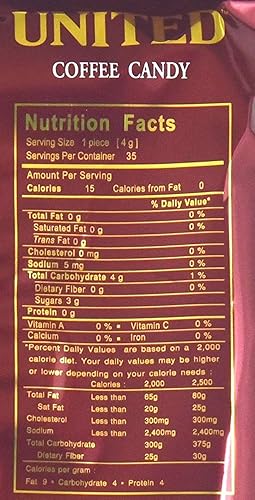 Miniatura 2 de United Coffee Candy 4.41 oz, 6 unidades