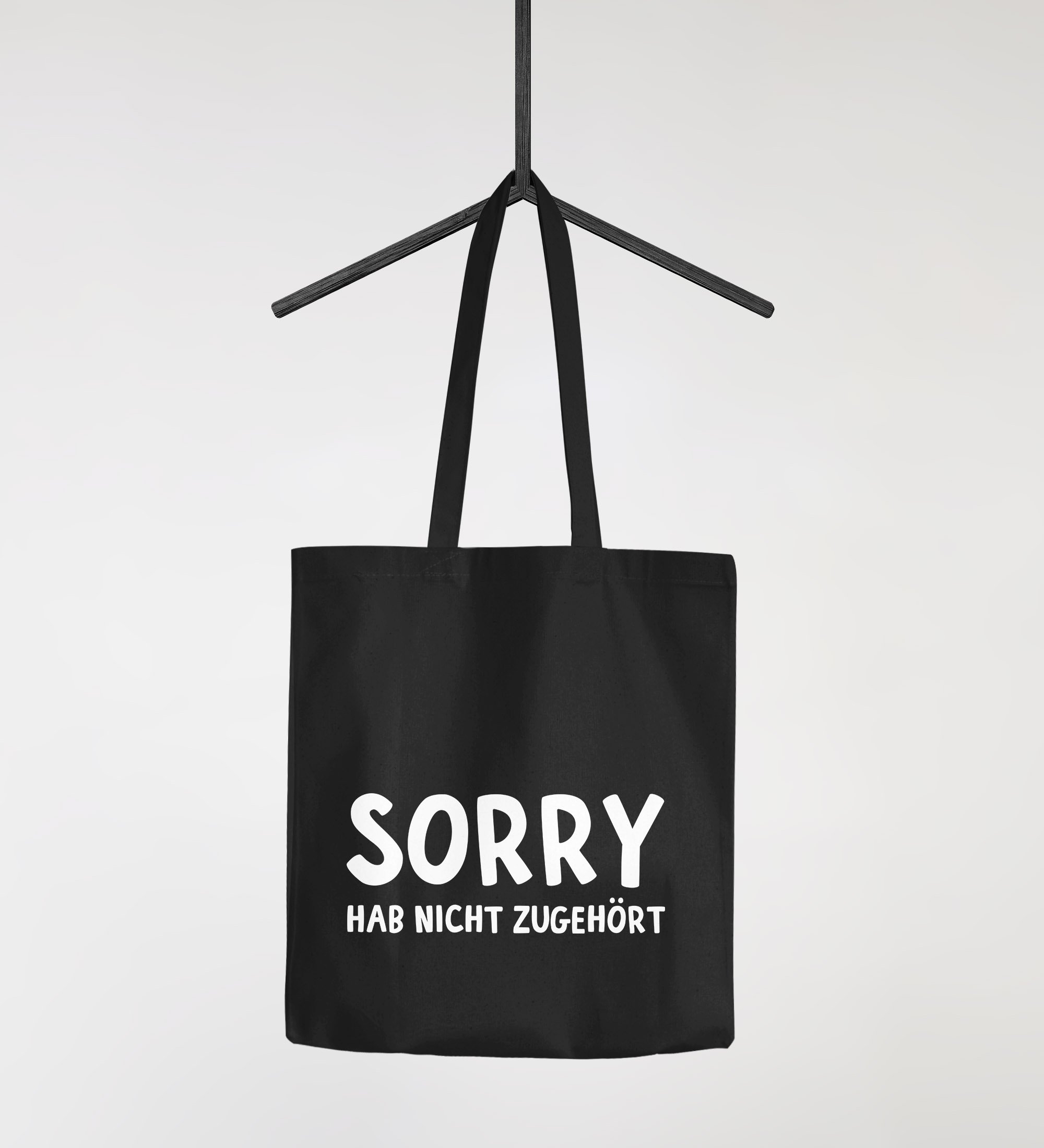 Borsa economica personalizzabile con logo in cotone manici lunghi