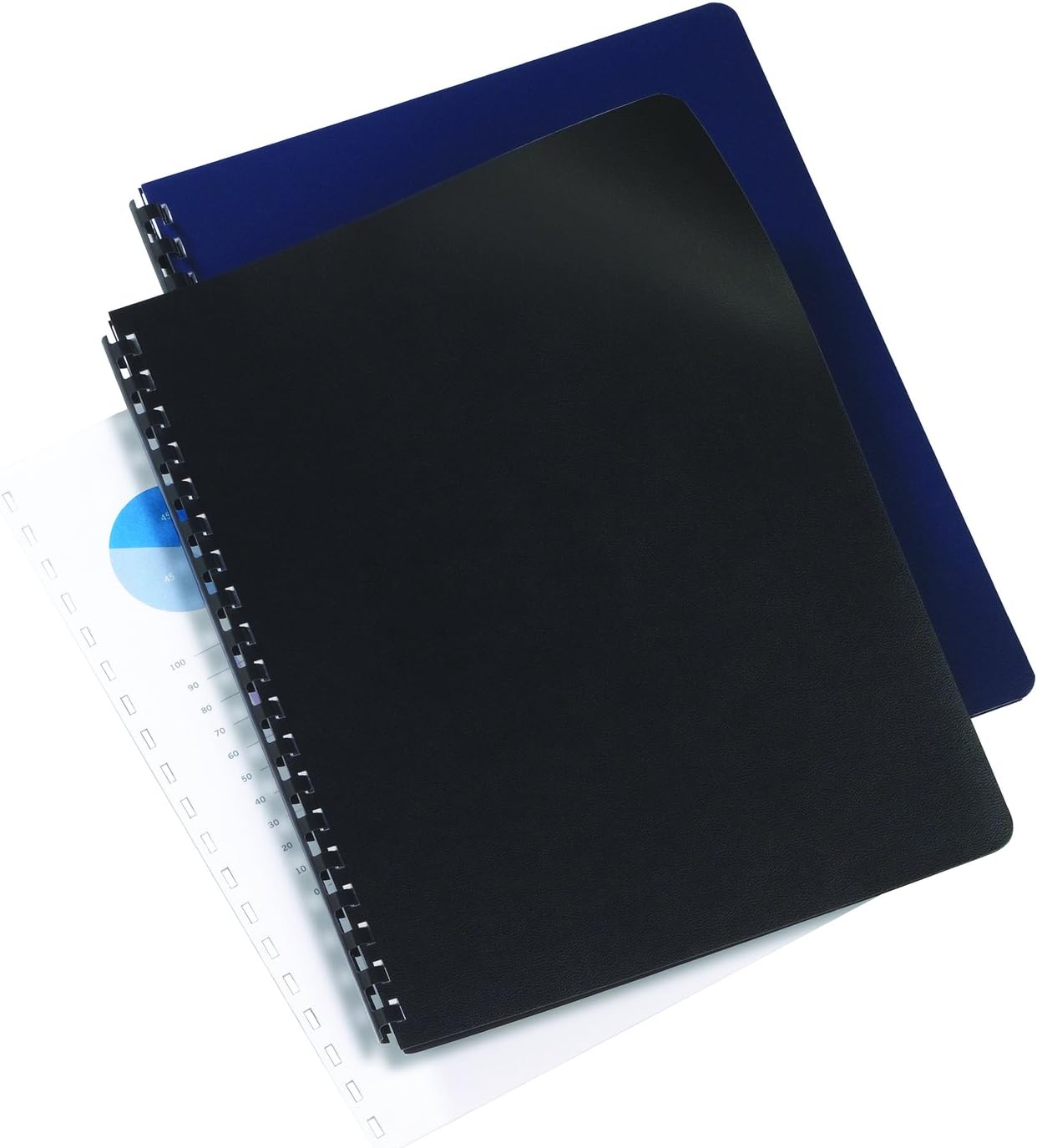 Swingline GBC Regency Premium Presentation Covers, Round Corners, Black, 50 Pack (2001712A)