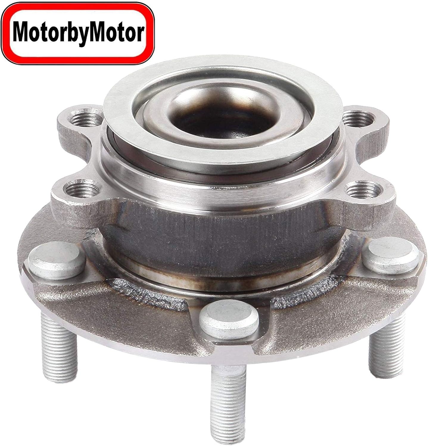 MotorbyMotor 513298 Front Wheel Bearing and Hub Assembly with 5 Lugs fits for Nissan Rogue, Nissan Rogue Select, Nissan Sentra (2.5L 4Cyl) Low-Runout OE Directly Replacement Wheel Hub Bearing Assembly