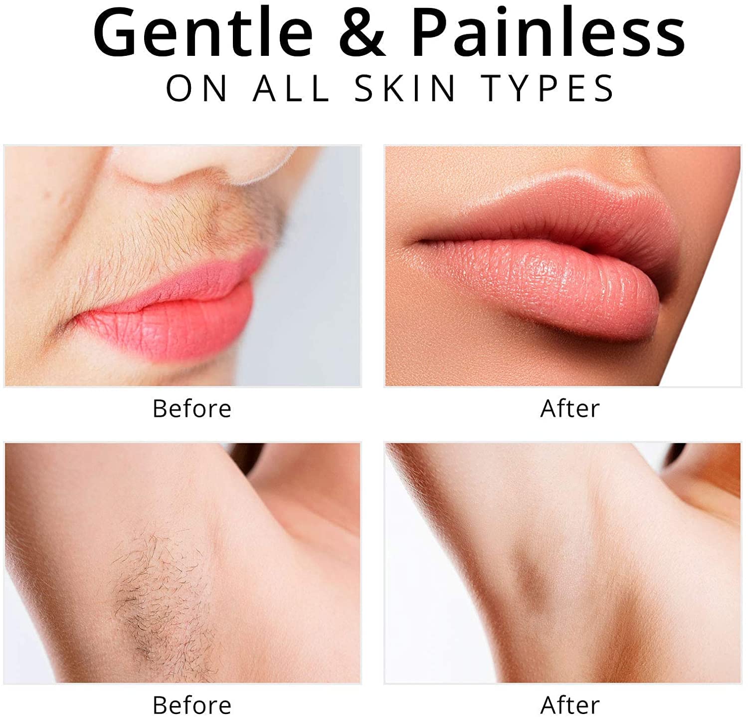 Fiyavi Eyebrow Trimmer For Women, 2 In 1 Rechargeable Facial Hair Remover With Replaceable Heads, Professional Painless Personal Hair Removal Eyebrow Razor With Indicator Lights (Dimond Trimmer) 6