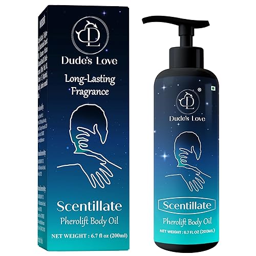 Miniatura 1 de Aceite corporal Pherolift - Scentillate - Oudh, jazmín, pachulí, aceite de ducha perfumado, fragancia duradera, natural - manteca de karité, aceite