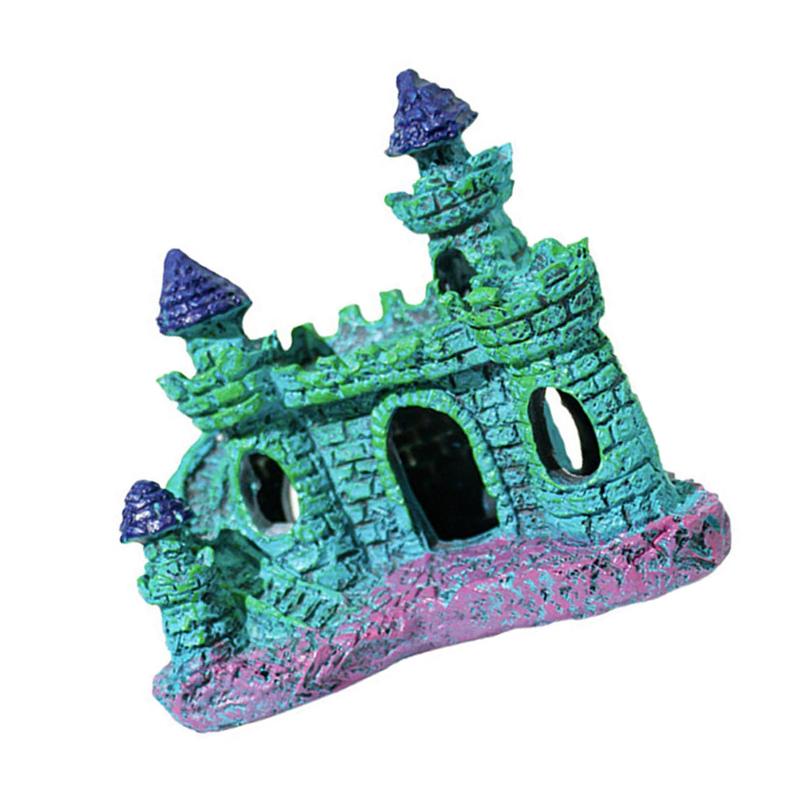 NEWFT Aquariums Landscape Artificial Castles Lighthouse Fish Tanks Landscaping for Shrimp Breeding Landscape Ornaments Craft