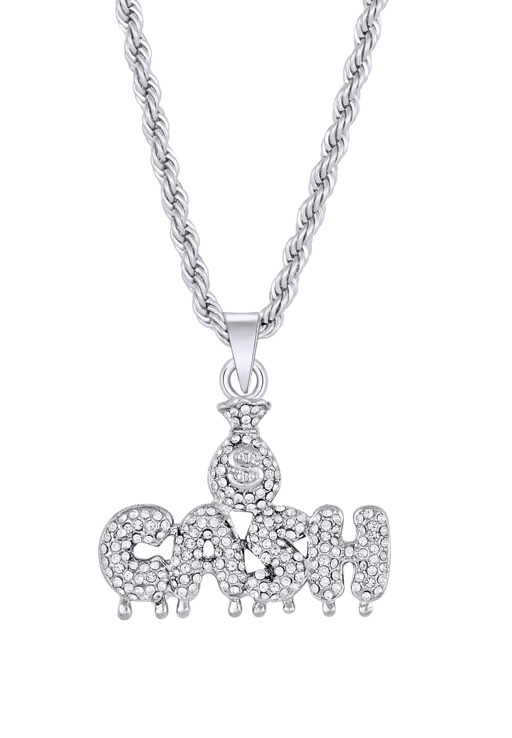 MEENAZ Pendant for Men Silver chain men Boys locket Necklace Boy Stainless Steel neck lockets mens chains fashion Long Stylish Chain Cuban Link Miami Iced Cubic Zirconia diamond Hip hop Rapper 106 (B0CXPZBKZM) Amazon Price History, Amazon Price Tracker