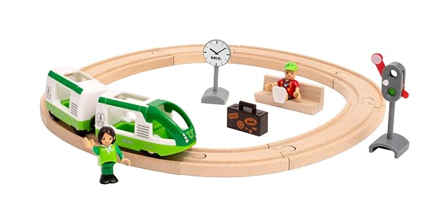 Foto 2 de 8 de Brio World - Set de Ferrocarril Circular, BRIO Ferrocarriles, Set de Construcción de Madera, Tren Juguete…