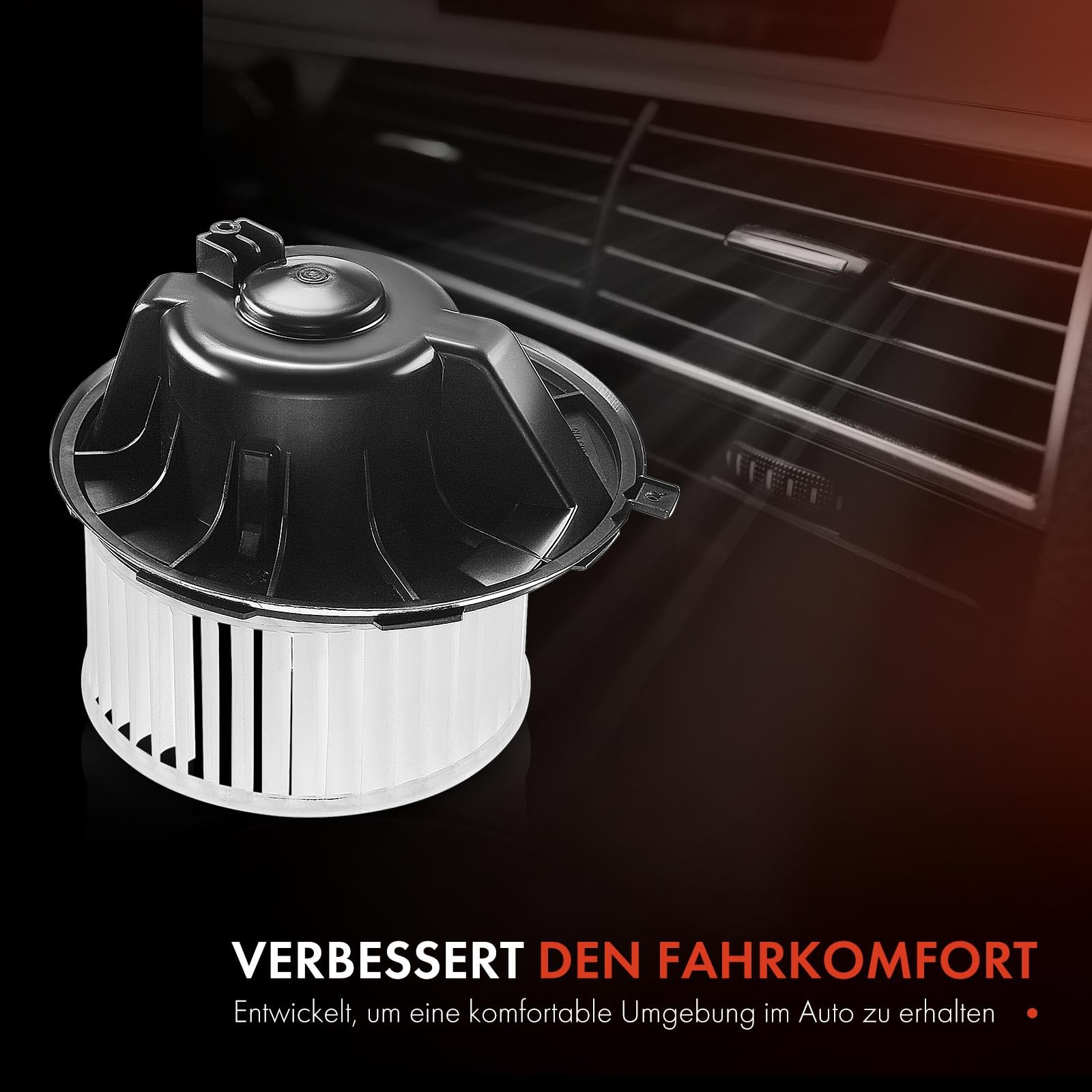 Frankberg Motor del ventilador del calefactor Compatible con Golf VI 5K1 Golf V 1K1 Golf Plus 521 5M1 Golf VI Variante AJ5 Yeti 5L Replace# 700182