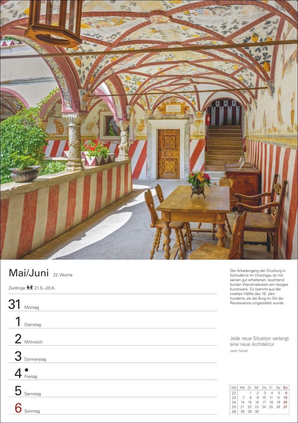 Südtirol Wochenplaner 2027 - Eine Reise in 53 Bildern: Wochenkalendarium, Zitate und viel Platz für Notizen in einem Kalender. Wand-Kalender 2027 mit schönen Fotos der südtiroler Landschaften