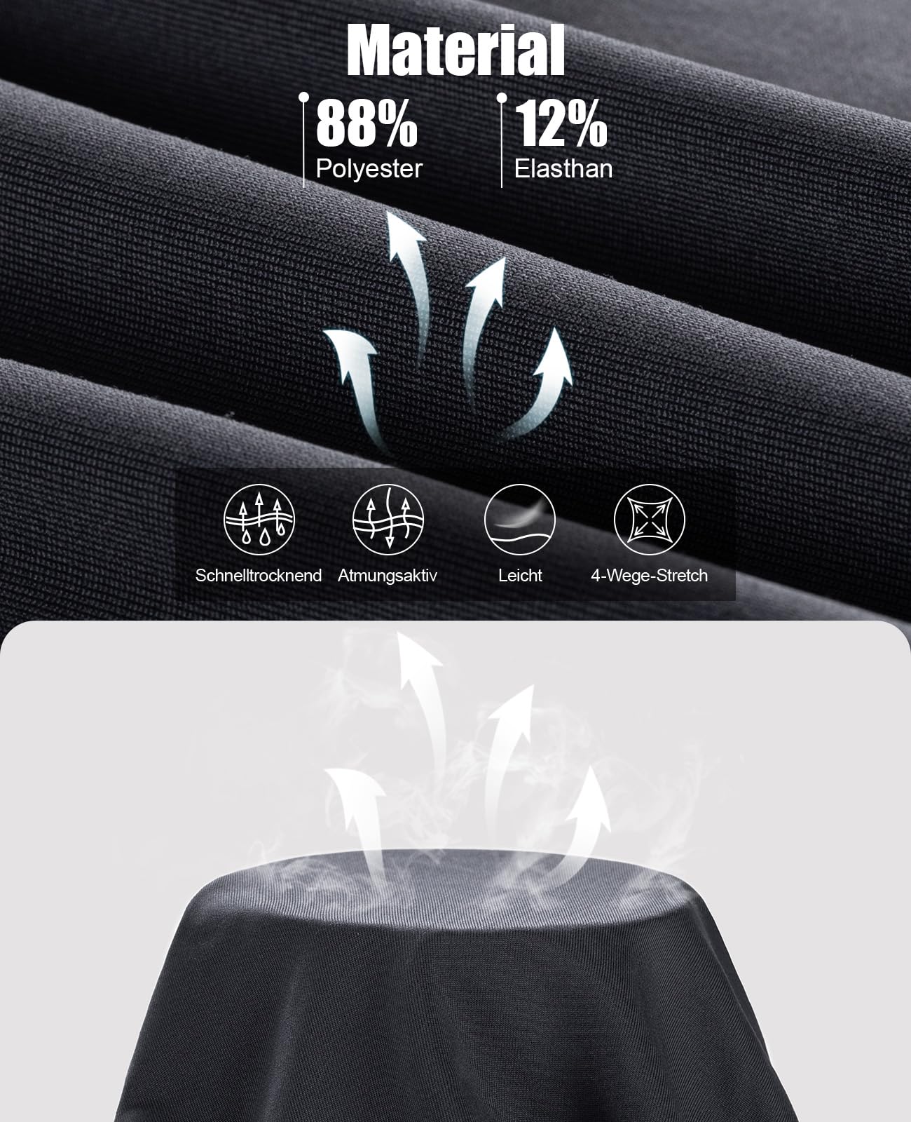 Niksa Lot de 1 ou 2 shorts de compression pour homme - Sous-vêtements fonctionnels - Sous-vêtement de sport - Couche de base - Respirant et à séchage rapide