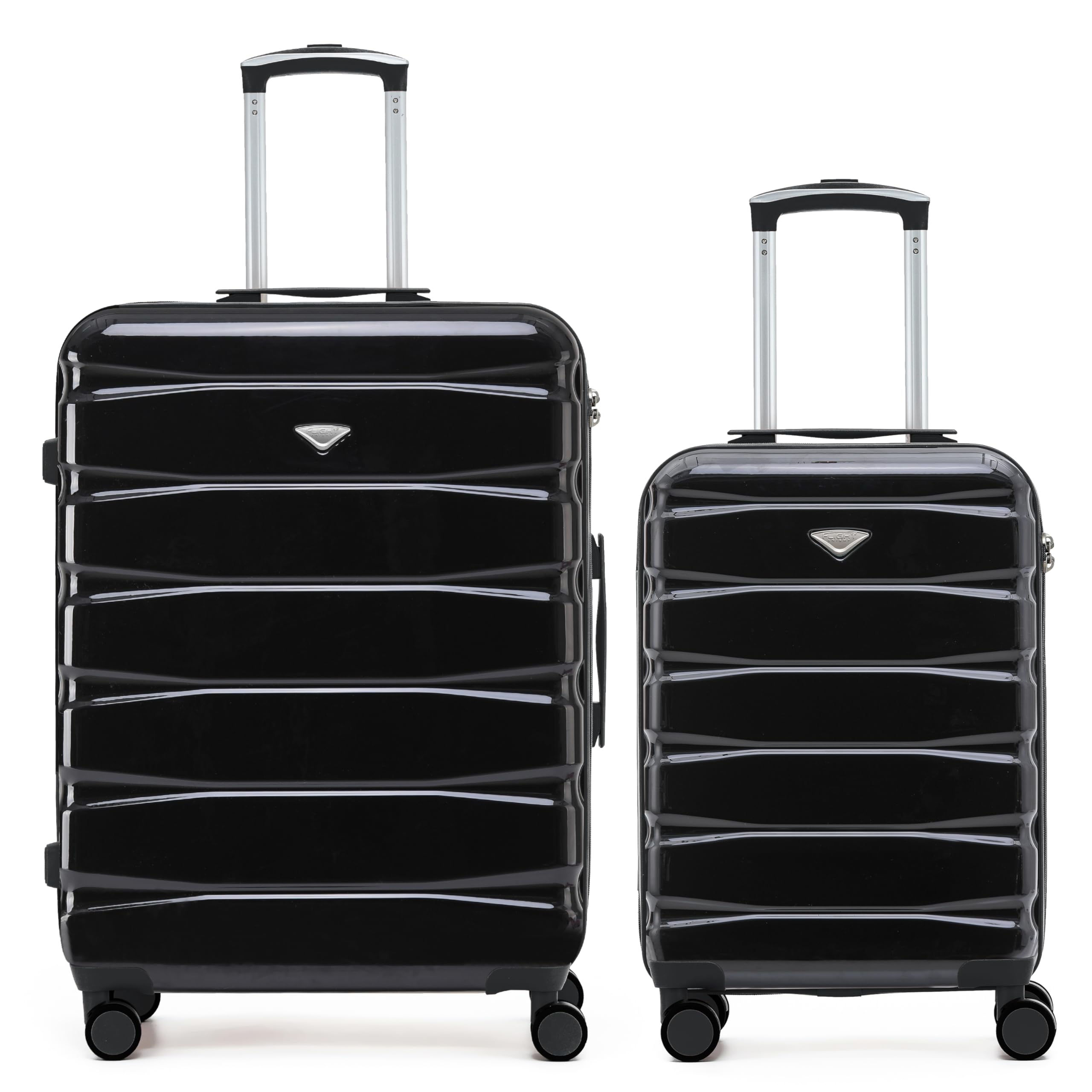 Flight Knight Underseat Cabin Suitcase 45x36x20cm | Free Hand Luggage for EasyJet & Wizz Air | Lightweight ABS Hard Shell with 8 Silent-Glide Spinner Wheels | Max Space Travel Bag — view 146