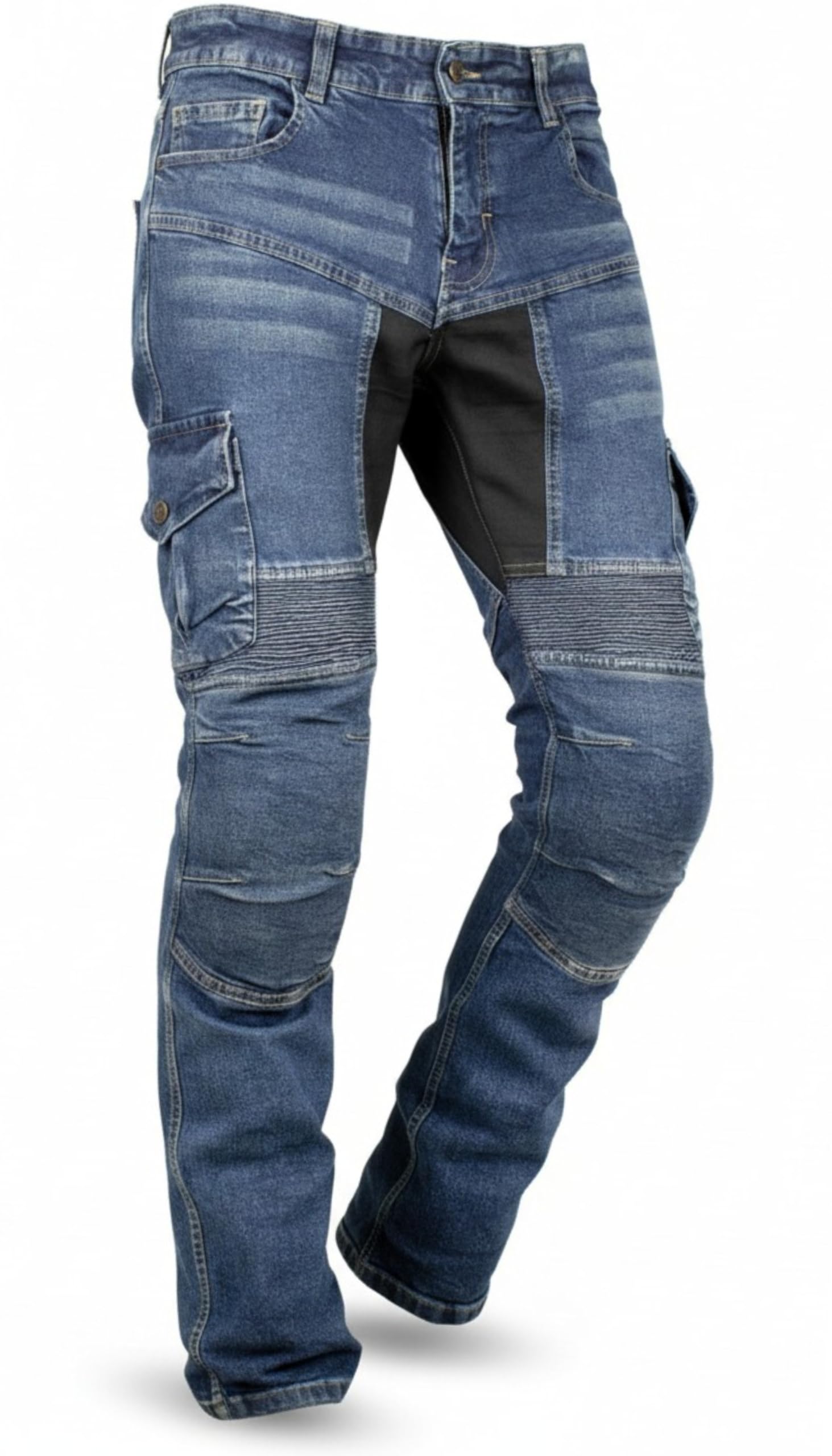 Motorrad Jeans mit Protektoren Cargo Biker Jeans