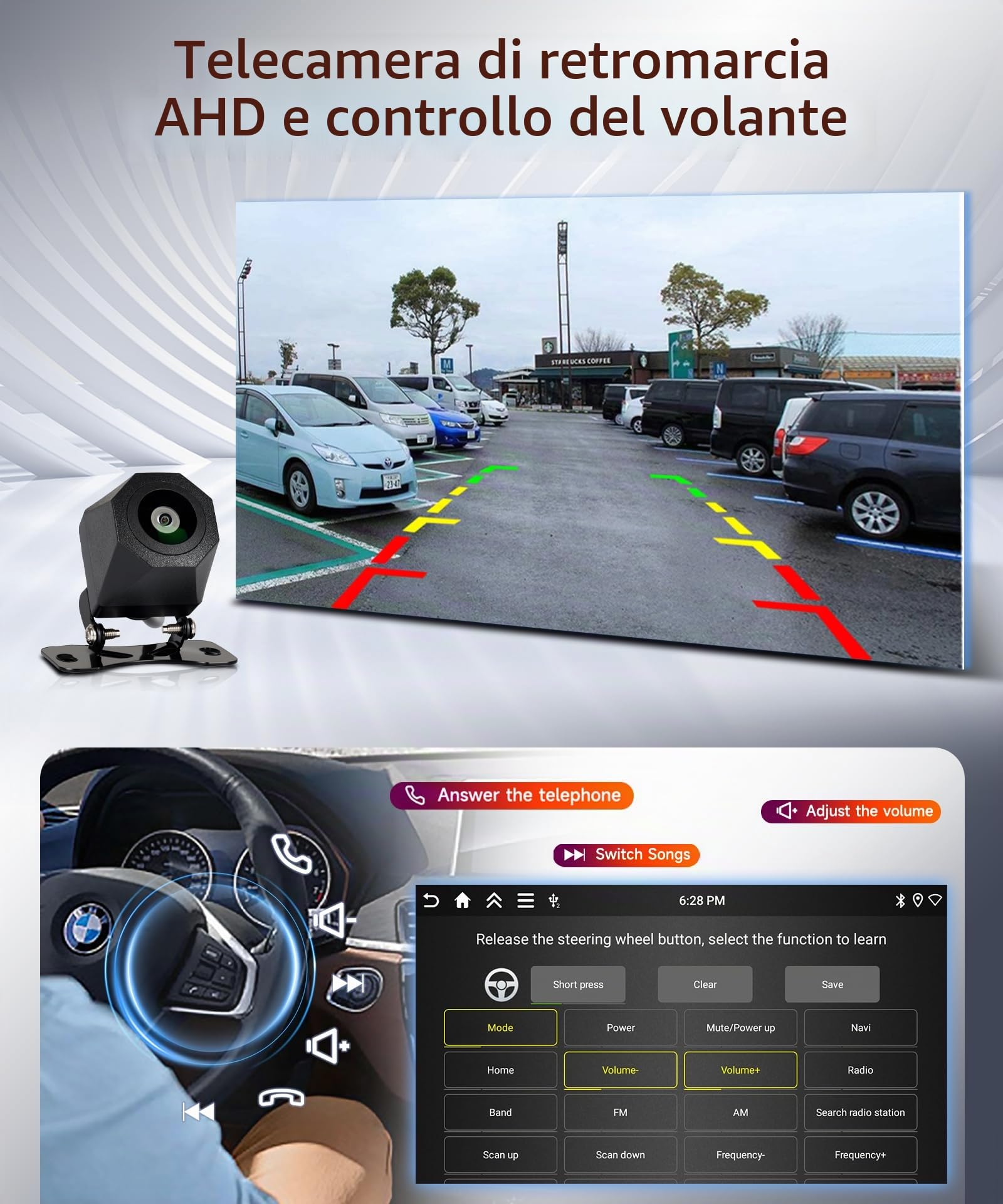【4+128G】Hodozzy Carplay Autoradio per Suzuki Swift 2011-2017 Suzuki Ertiga 2012-2017, 9 Pollici Schermo In-Cell Stereo Auto Bluetooth 5.0 con Android Auto/EQ/GPS/Wifi/RDS/USB/SWC/DSP