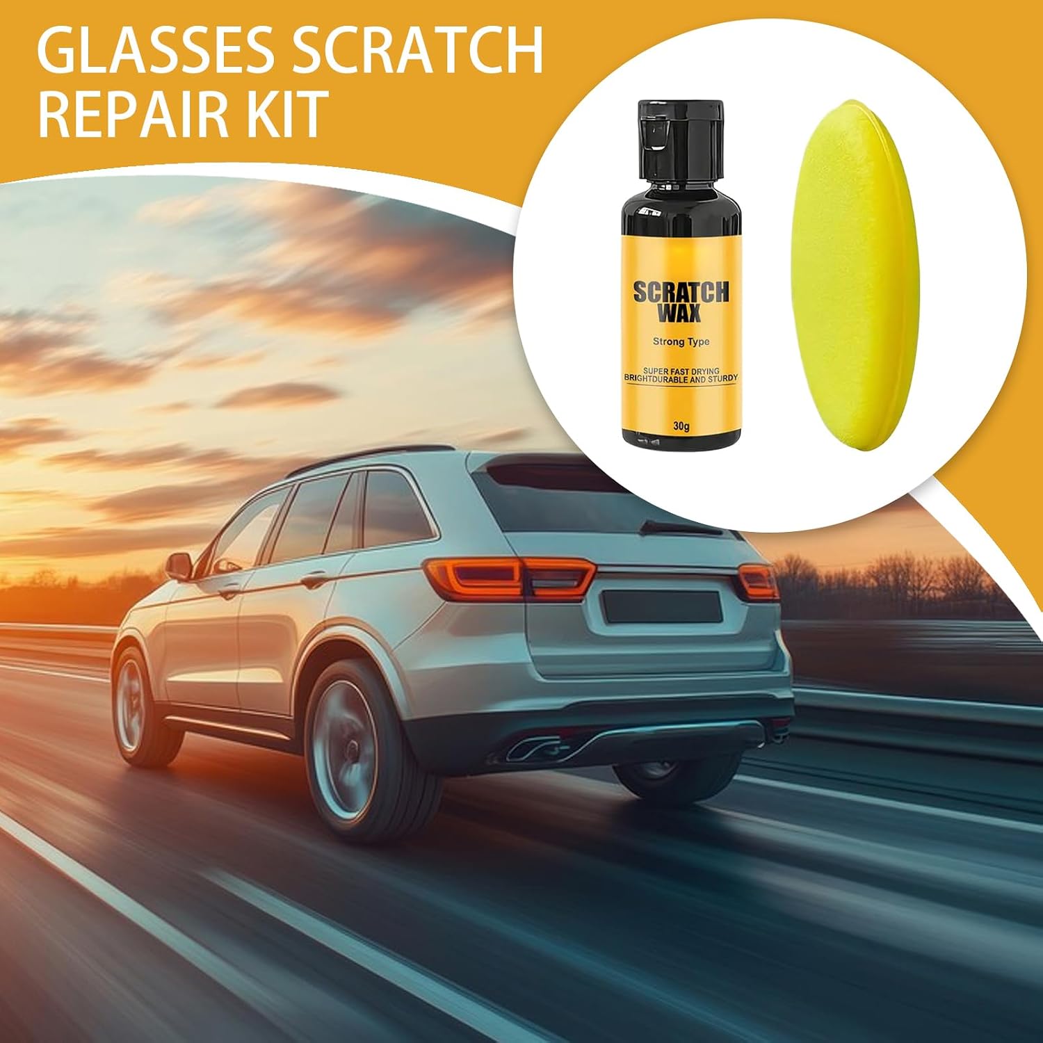 Glasses Scratch Repair - Anti-Fog Glasses Repair Kit, Lens Cleaner for Eyeglasses, Sunglasses, Camera Lenses, Watches, Windshields, Screens, and Phones, Easy to Use Portable for Daily Care