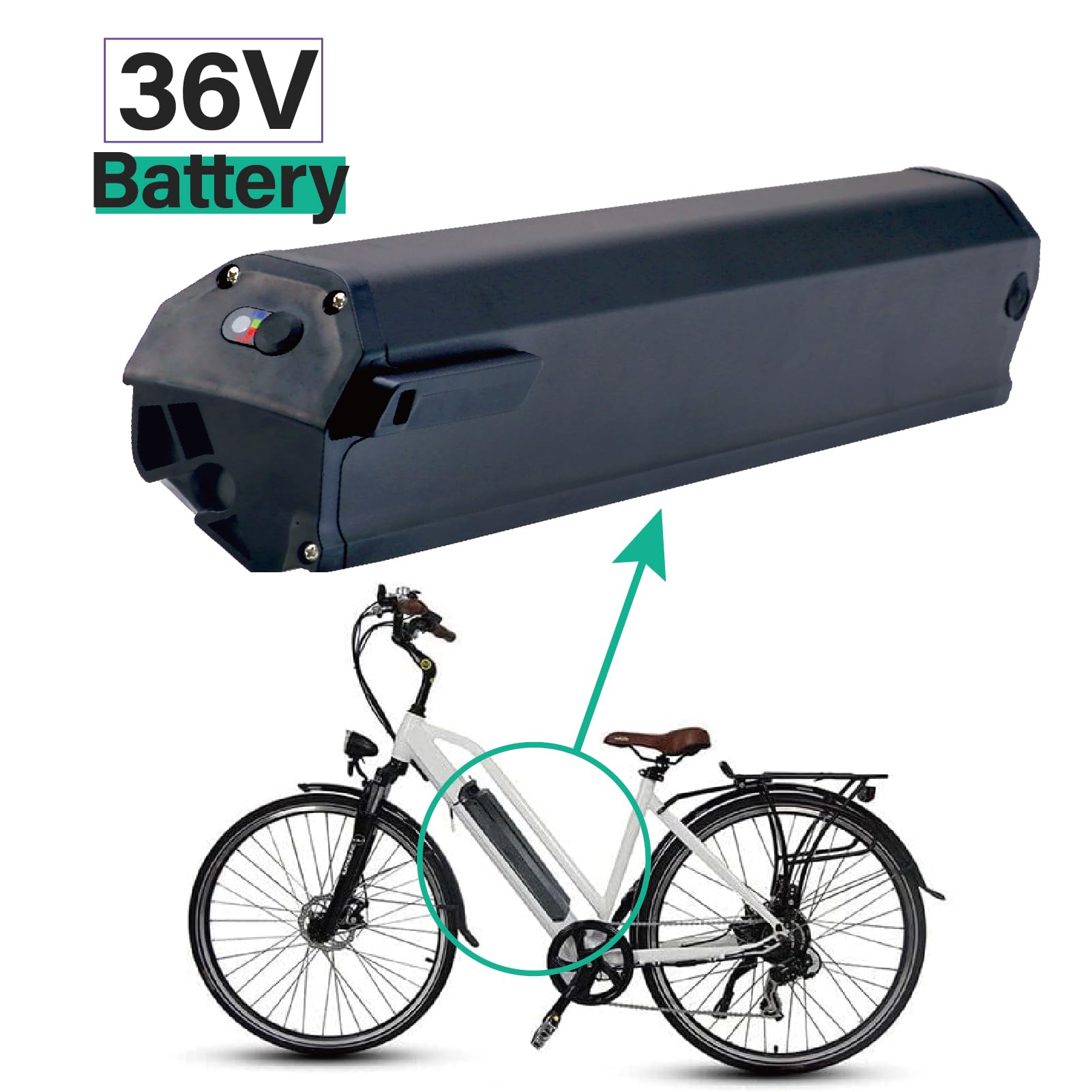 Akumulator ebike do Reention Dorado-Plus 36V 18Ah do NCM akumulator rowerowy do Yukon750 do Reention do DLG/NCM do Moscow do Dorado INR akumulator zastępczy