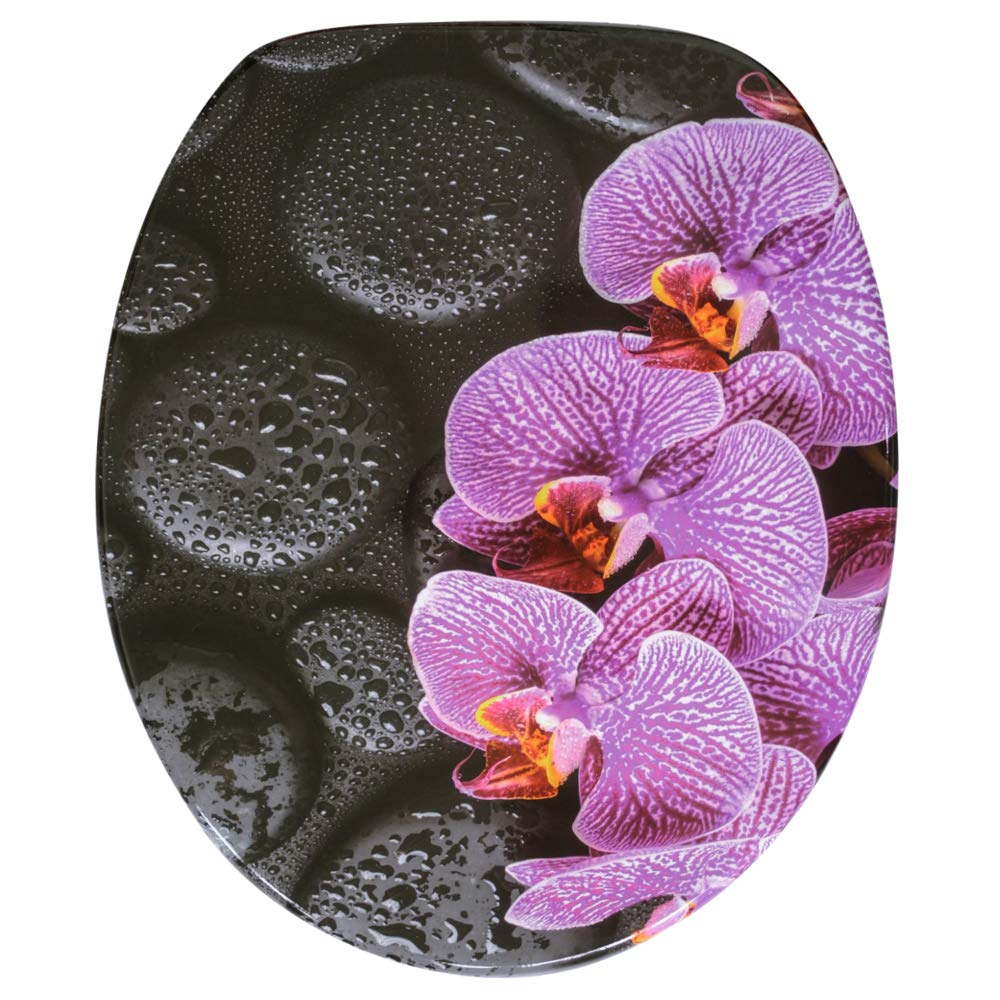 Sanilo Madeira Toilet Seat, Great Range Of Colorful Toilet Seats, Stable Hinges, Easy To Mount (Madeira)