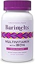 BariMelts Bariatric Multivitamin with Iron, 60 Fast-Dissolving Tablets (1-Month Supply), Sugar-Free Bariatric Vitamins for Women, Natural Fruit Flavor​