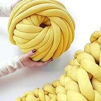 Vista 15 de Hilo para tejer con el brazo para hilo grueso, manta tubular gigante para hacer ganchillo, para hacer manualidades, para tejer a mano, nudo