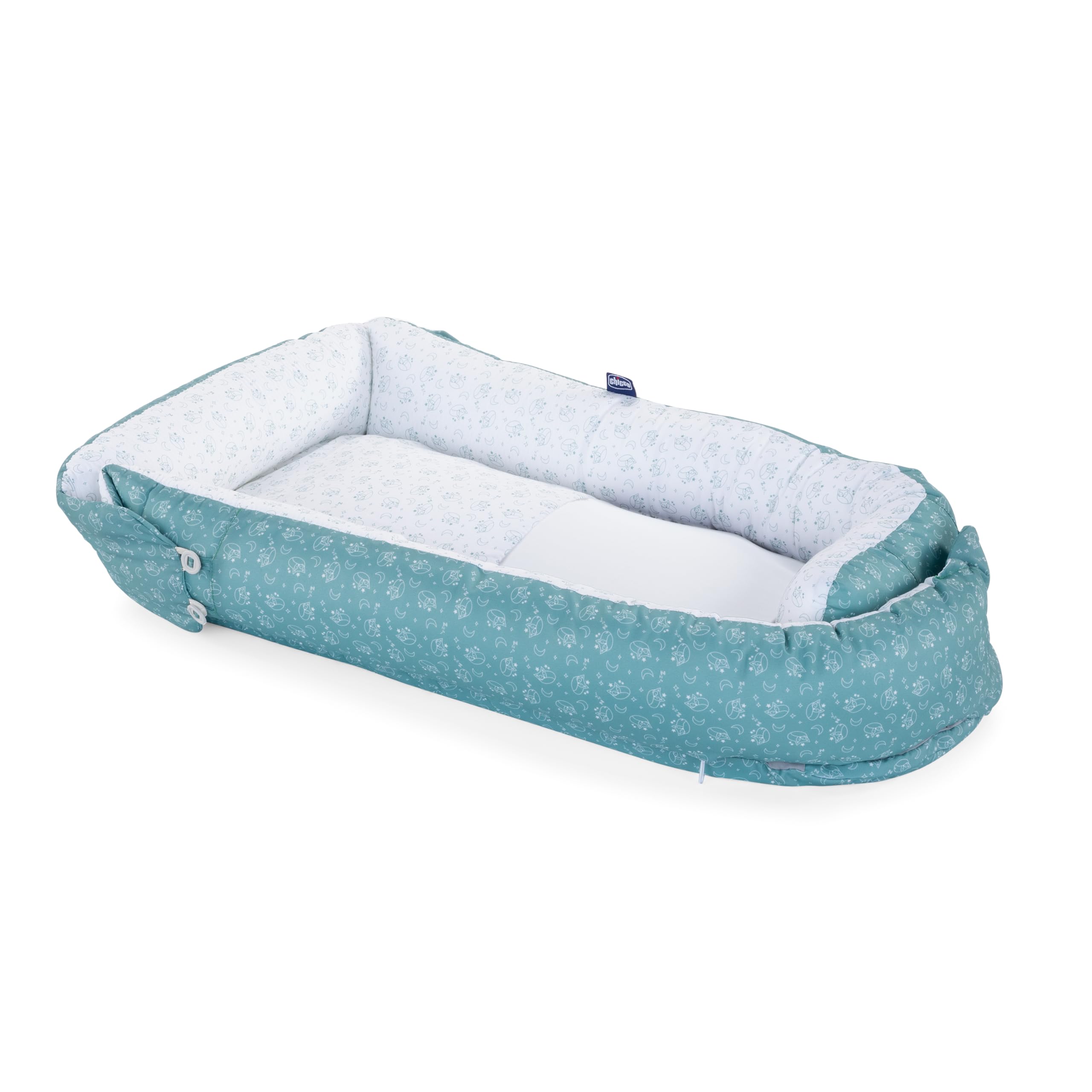 Chicco Mummy Pod, Riduttore Culla e Lettino, Impermeabile e Traspirante, con Speciale Rete 3D e Inserto anti-pipì, Regolabile, con 3 Lunghezze, Lavabile a Mano, Riduttore Neonato, Grigio, Foxy