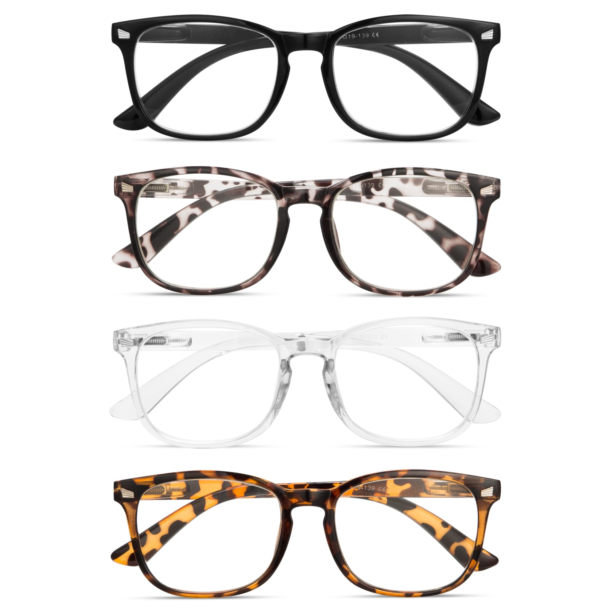 BLS BLUES Reading Glasses for Women/Men, Readers for Women/Men, Eye glasses, Blue Light Reading Glasses, Cheaters, Eyeglasses