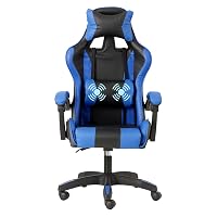 Baroni Home Sedia da Gaming Ergonomica con Massaggiatore Lombare