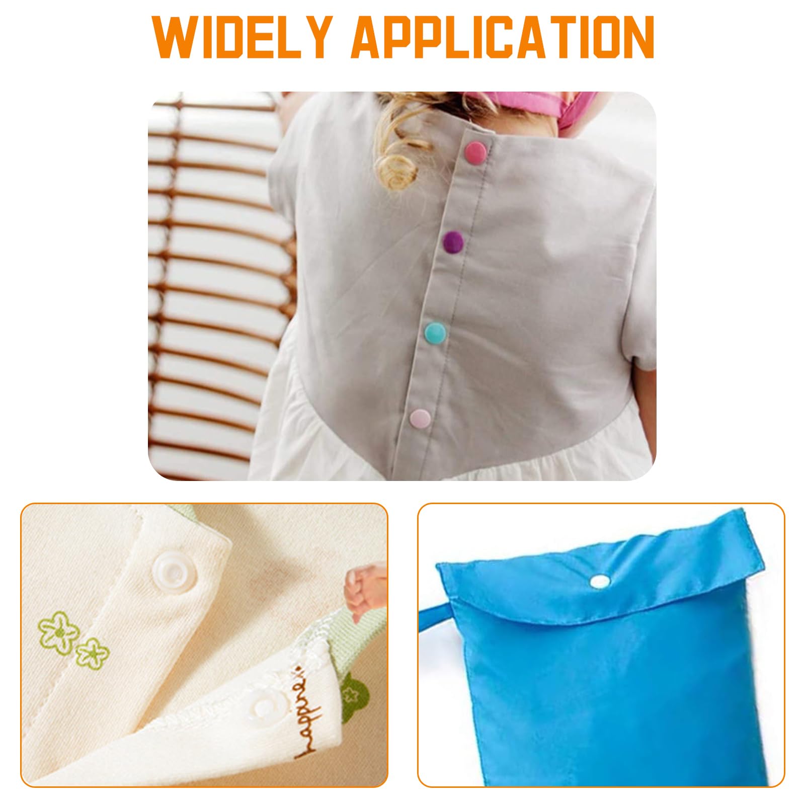 360 Sets Botones Presión Plástico con Alicates Metálico y Herramientas Instalación, Botones Sin Costuras para Confección Ropa Proyectos Bricolaje, Kit Sujetadores para Manualidades,Telas (24 Colores)
