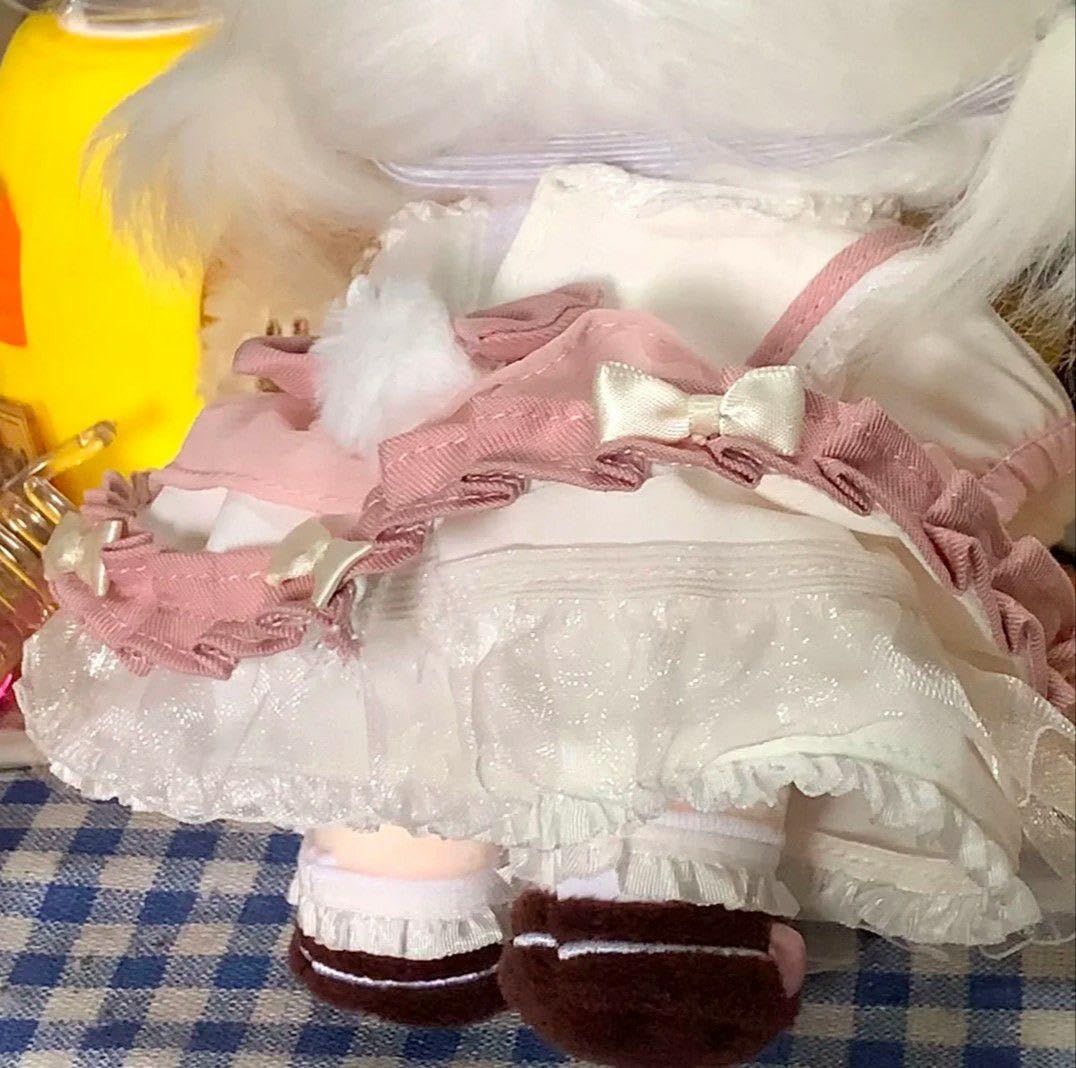 (保留用購入不可)20cm ぬいぐるみ服　ピンクウサギ5点セット Amazon.co.jp: 20cm ぬいぐるみ 服 ピンク うさぎ ワンピ ース 5