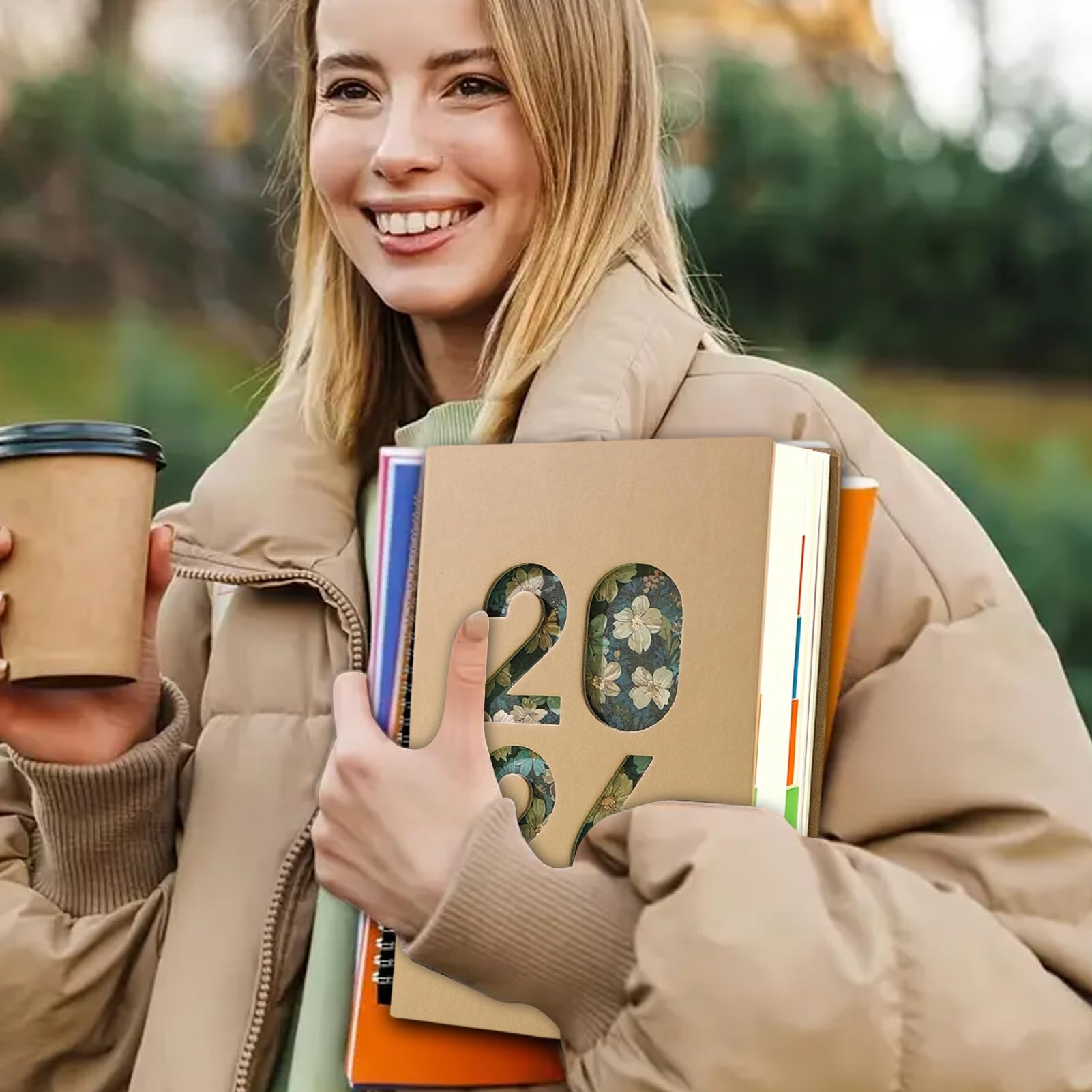 Planificateur 2026 Calendrier A5 Avec Papier Épais Et Cuir PU