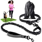 SparklyPets Hands-Free Dog Leash for Medium and Large Dogs – Professional Harness with Reflective Stitches for Training, Walking, Jogging and Running Your Pet