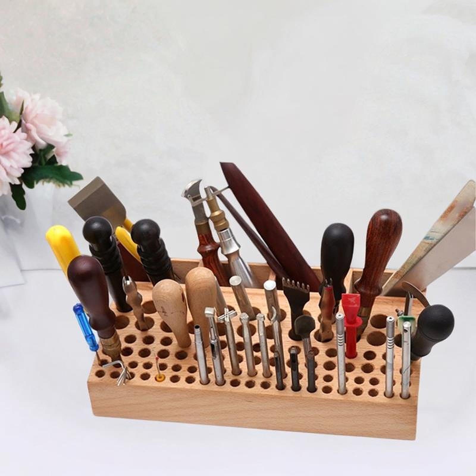 Generic Portautensili in Legno per La Lavorazione Della Pelle, Ideale per La Pittura E La Stampa.