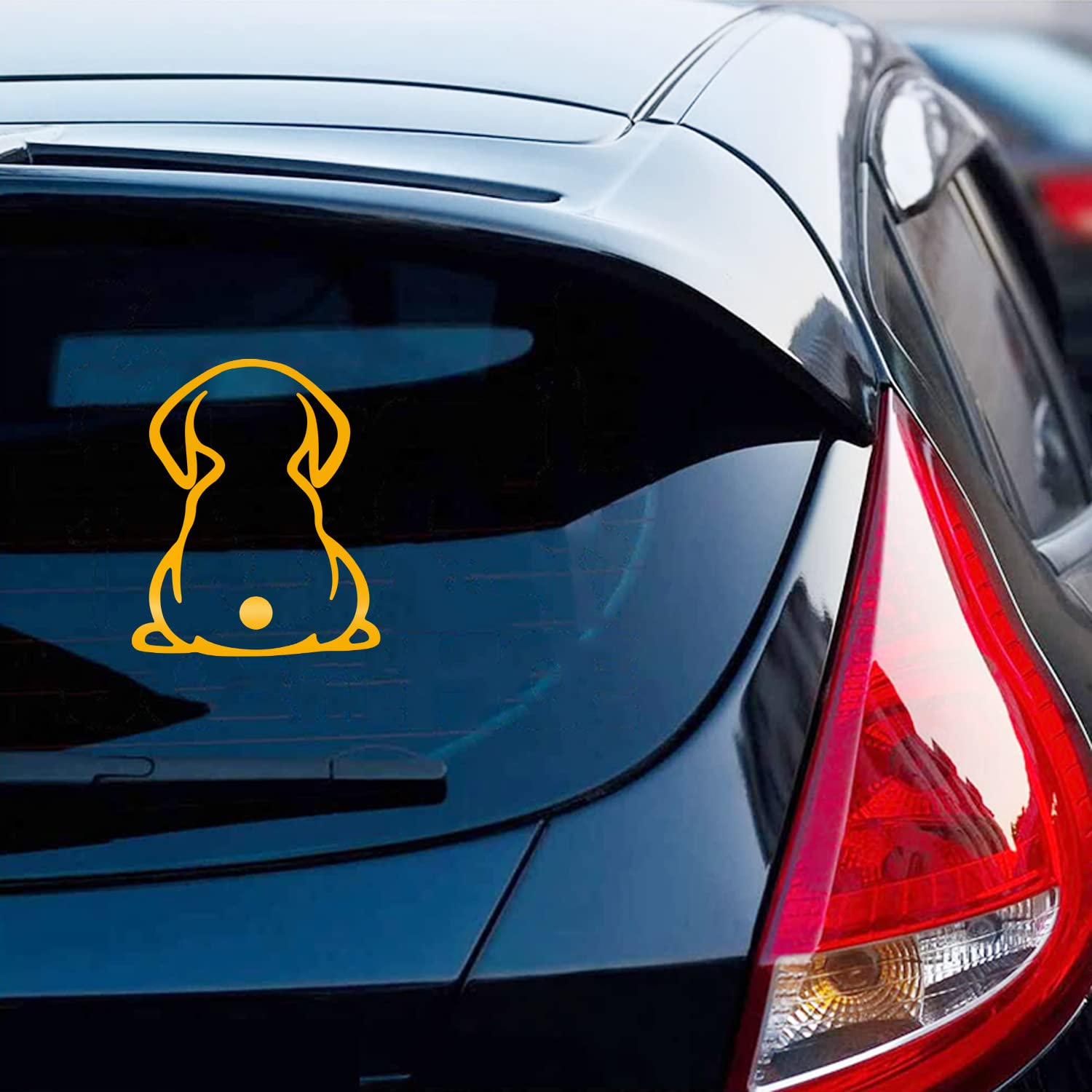 Rear Window PVC Owl Stickers For Cars