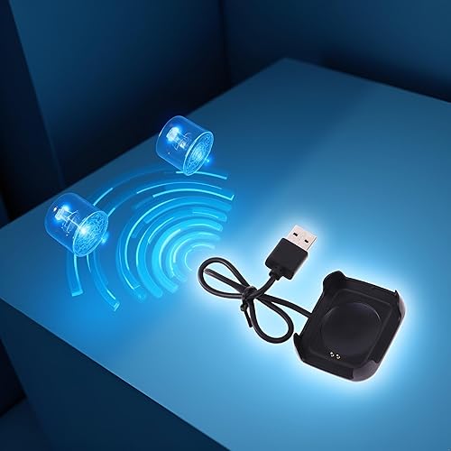 Miniatura 7 de Cable de carga negro para reloj inteligente HW22, cargador de reloj inteligente, magnético, soporte de muelle, cables adaptadores de cable USB